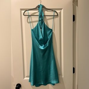 Silk Turquoise Dress. Never worn